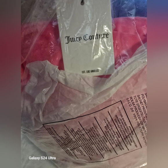 Juicy Couture Pink Velvet Large Weekender. Brand New 💎 - Picture 8 of 8